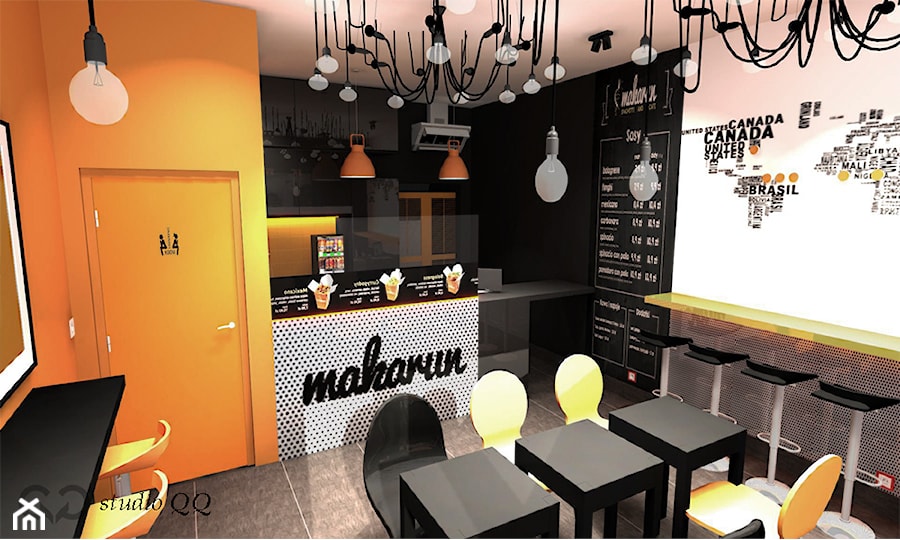 Bistro MAKARUN - Św. Tomasza - Kraków - zdjęcie od Studio QQ Natalia Lenarczyk - Architekci & Projektanci wnętrz