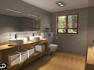 Projekt łazienki - Dom - Katowice - zdjęcie od Studio QQ Natalia Lenarczyk - Architekci & Projektanci wnętrz