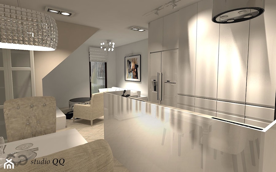 Apartament 80 m - Jelenia Góra - Kuchnia, styl nowoczesny - zdjęcie od Studio QQ Natalia Lenarczyk - Architekci & Projektanci wnętrz