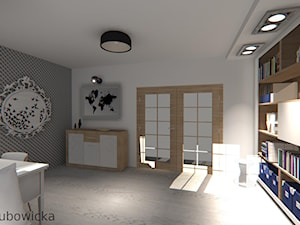 Biuro, styl nowoczesny - zdjęcie od Projektowaniemsdekor