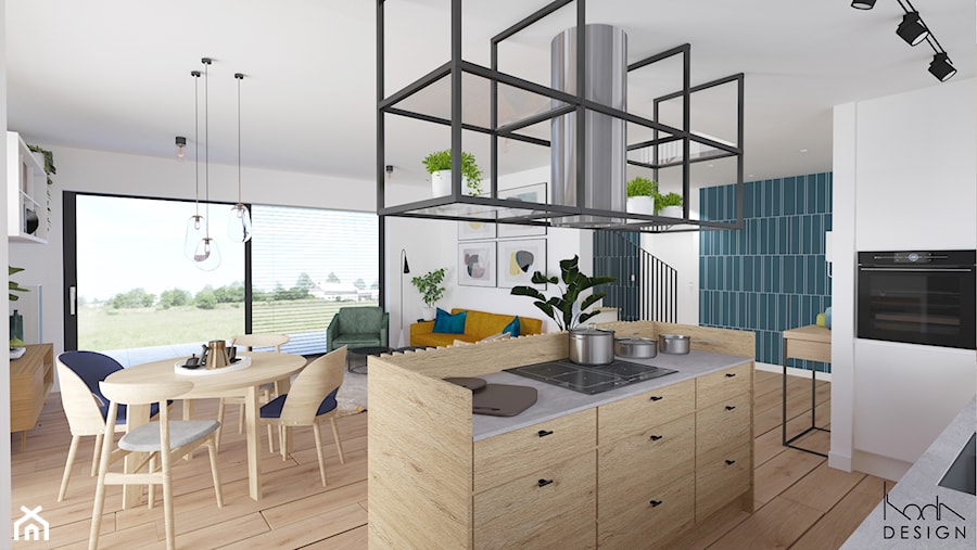 Dom pełen barw - Kuchnia, styl nowoczesny - zdjęcie od KODA DESIGN studio projektowe Dawid Kotuła