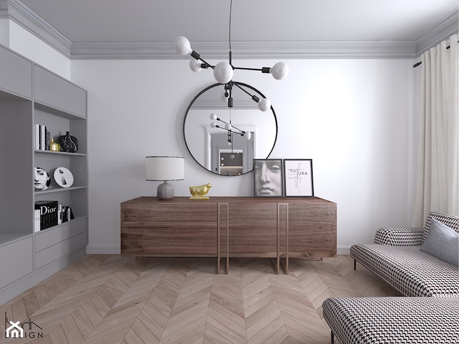 Mieszkanie w kamienicy - Salon, styl nowoczesny - zdjęcie od KODA DESIGN studio projektowe Dawid Kotuła
