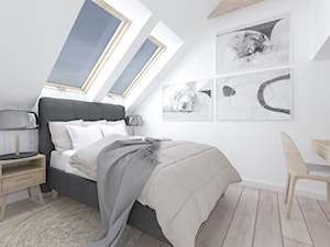 Mieszkanie w stylu skandynawskim - Sypialnia, styl skandynawski - zdjęcie od KODA DESIGN studio projektowe Dawid Kotuła