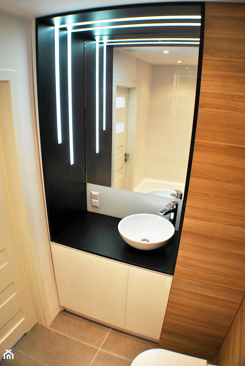 mała łazienka - wielki efekt - Łazienka, styl nowoczesny - zdjęcie od FORMA-MEBLE.PL