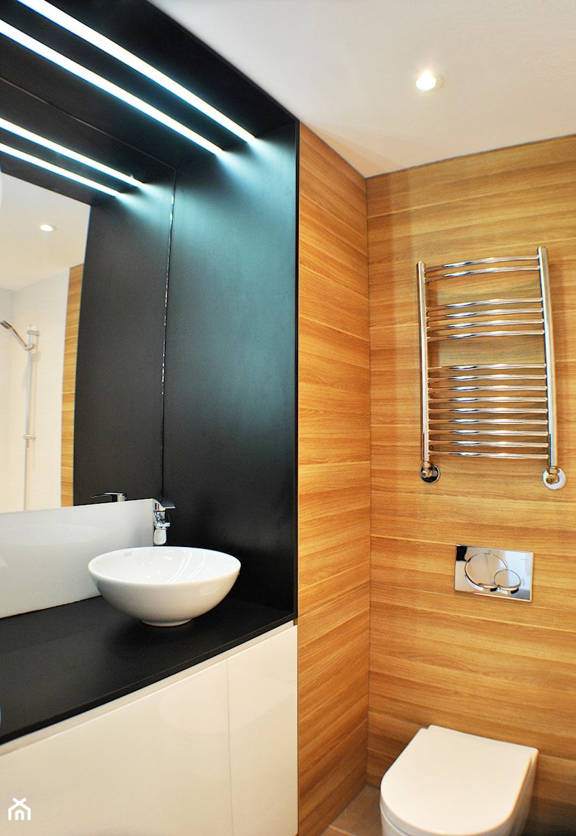 mała łazienka - wielki efekt - Mała łazienka, styl nowoczesny - zdjęcie od FORMA-MEBLE.PL