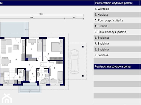 Aranżacje wnętrz - Domy: SD5 rzut parteru - StaloweDomy. Przeglądaj, dodawaj i zapisuj najlepsze zdjęcia, pomysły i inspiracje designerskie. W bazie mamy już prawie milion fotografii!