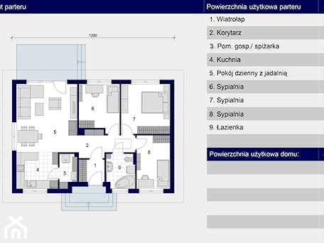 Aranżacje wnętrz - Domy: SD6 rzut parteru - StaloweDomy. Przeglądaj, dodawaj i zapisuj najlepsze zdjęcia, pomysły i inspiracje designerskie. W bazie mamy już prawie milion fotografii!