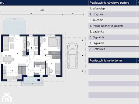 Aranżacje wnętrz - Domy: SD1 rzut parteru - StaloweDomy. Przeglądaj, dodawaj i zapisuj najlepsze zdjęcia, pomysły i inspiracje designerskie. W bazie mamy już prawie milion fotografii!