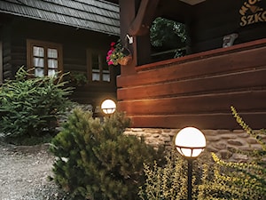 Galeria zdjęć - Parterowe domy drewniane z czterospadowym dachem - zdjęcie od Hortum.co