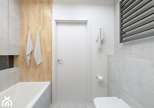 Mieszkanie 67 m2 - Warszawa - Mała łazienka, styl nowoczesny - zdjęcie od Architektownia