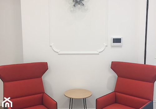 Wnętrza - Małe białe biuro - zdjęcie od Katarzyna Gajewska Architekt