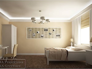 Sypialnia - zdjęcie od Pracownia Projektowa Adrianna Grzywacz