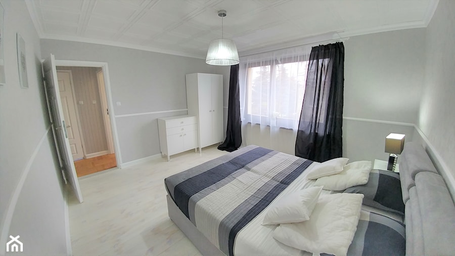 PO Sypialnia na piętrze - zdjęcie od Pracownia Projektowa Adrianna Grzywacz