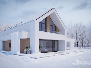 Zimowa odsłona projektu domu HomeKONCEPT 77