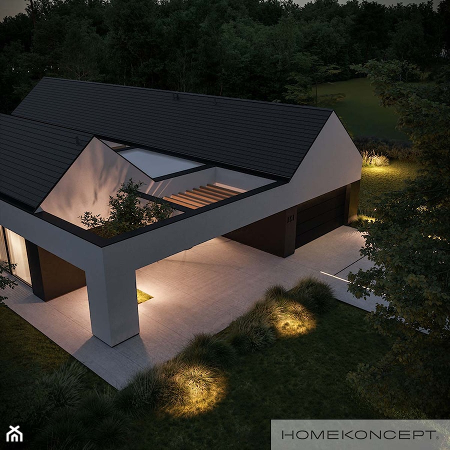 Projekt domu parterowego HOMEKONCEPT 121 - zdjęcie od HOMEKONCEPT Projekty Domów Nowoczesnych