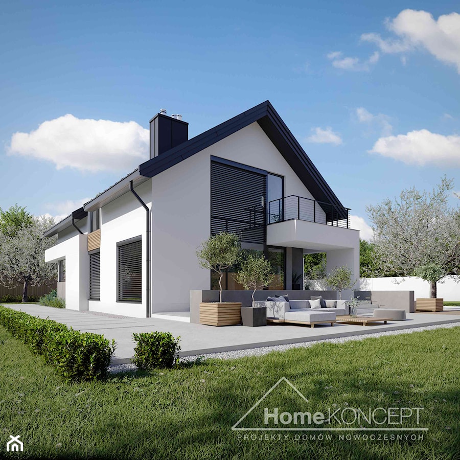 Projekt HomeKONCEPT-02 G2 - zdjęcie od HOMEKONCEPT Projekty Domów Nowoczesnych