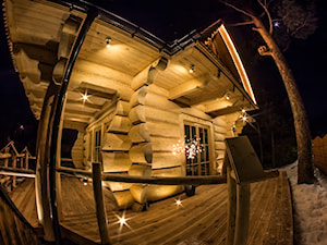 Drewniany dom z bali szałas, domek Otulina - zdjęcie od Natalia Obrochta