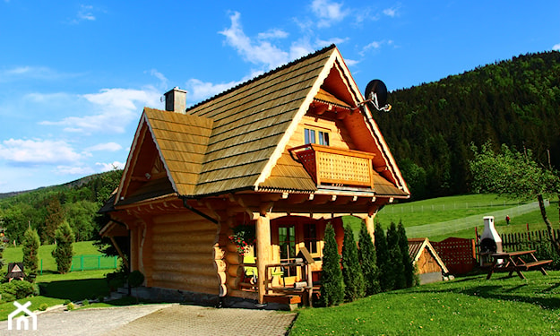 dom drewniany styl tradycyjny