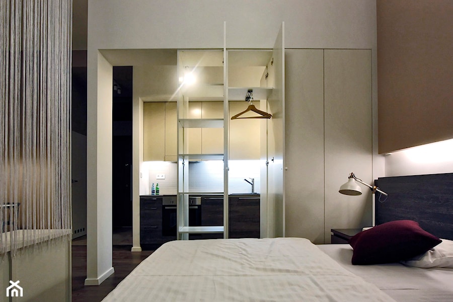 DVUPAK - loft MOODY - Sypialnia, styl nowoczesny - zdjęcie od Borowczyk Architekci