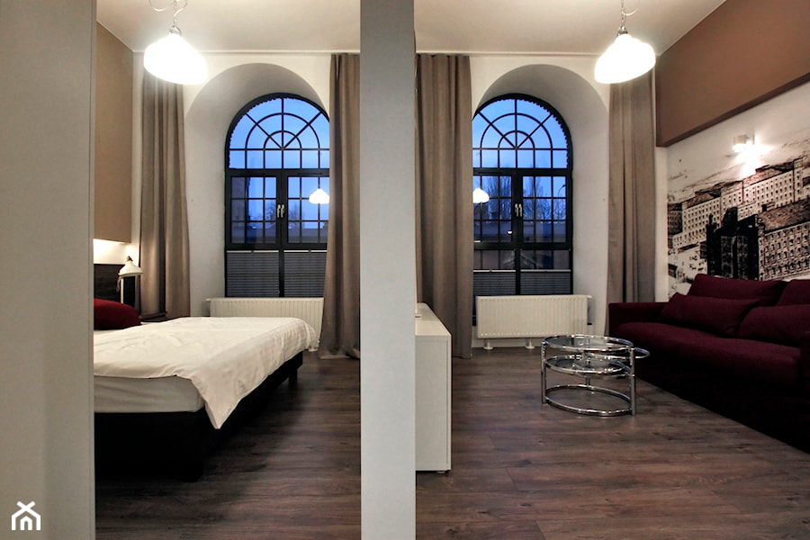 DVUPAK - loft MOODY - Salon, styl nowoczesny - zdjęcie od Borowczyk Architekci