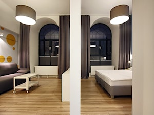 DVUPAK - loft VIVID - Salon, styl nowoczesny - zdjęcie od Borowczyk Architekci