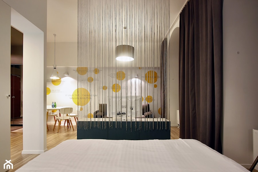 DVUPAK - loft VIVID - Sypialnia, styl nowoczesny - zdjęcie od Borowczyk Architekci