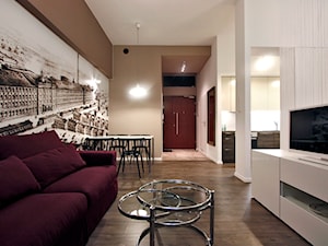 DVUPAK - loft MOODY - Salon, styl nowoczesny - zdjęcie od Borowczyk Architekci