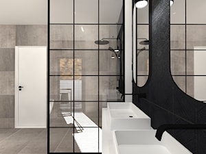 Łazienka w stylu loftowym nowoczesnym - zdjęcie od maKa architekci s.c.