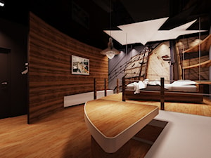 pokój hotelowy w stylu żeglarskim - zdjęcie od AmaVerdeStudio