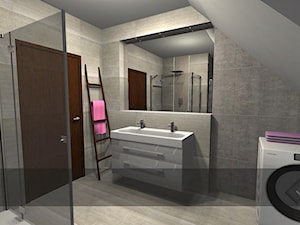 łazienki dla klientów salonu w Krakowie - Łazienka, styl nowoczesny - zdjęcie od studio aranżacji wnętrz matlok design