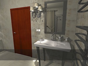 łazienki dla klientów salonu w Krakowie - Łazienka, styl tradycyjny - zdjęcie od studio aranżacji wnętrz matlok design