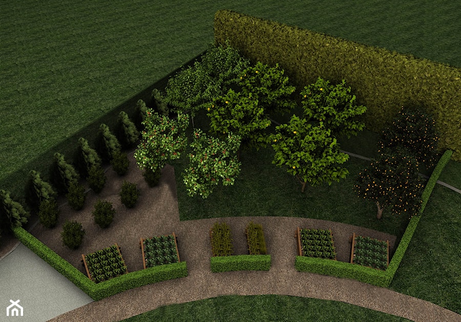 Projekt ogrodu II - Ogród, styl nowoczesny - zdjęcie od Ciochoń-Studio