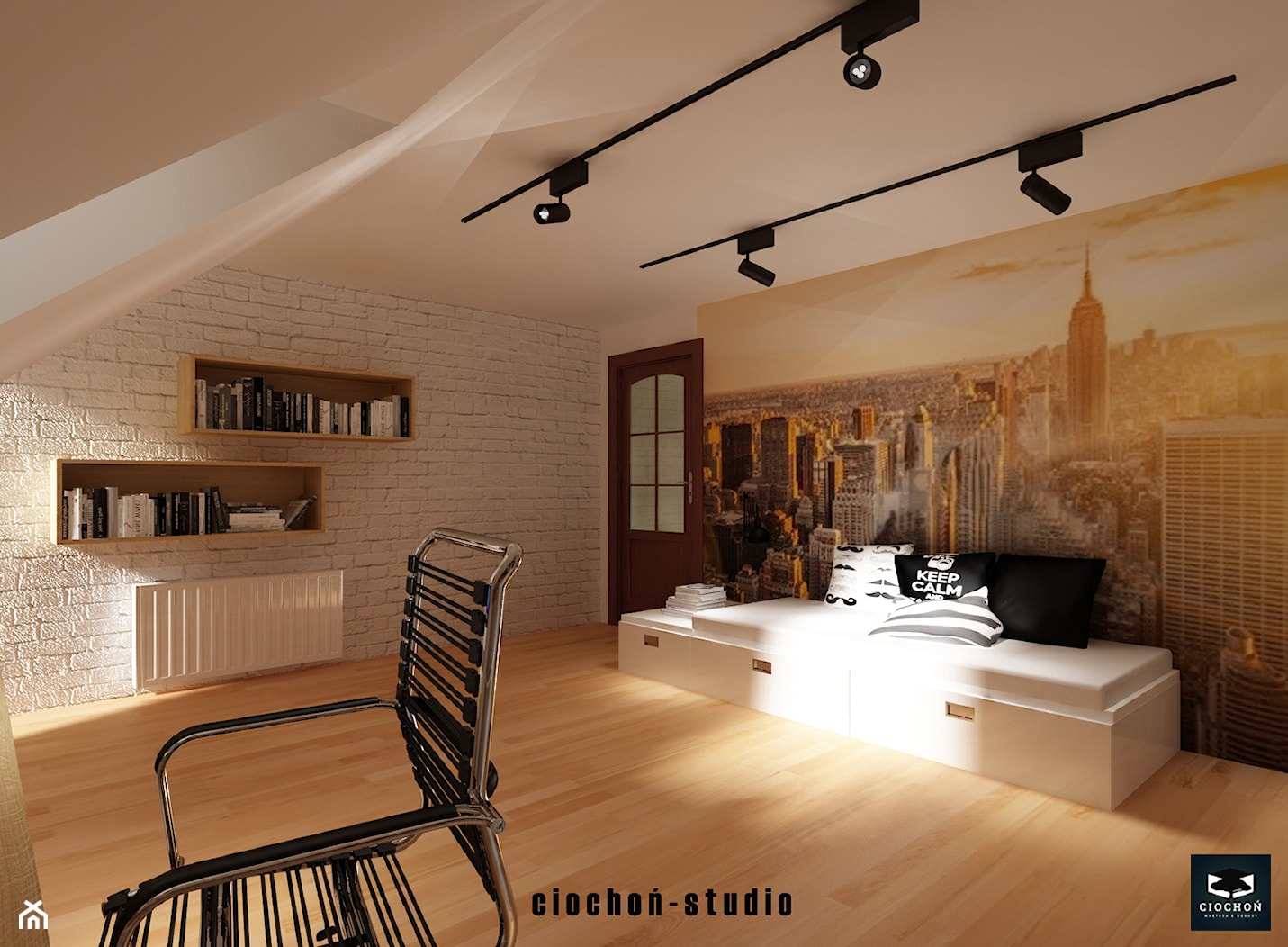 Pokój dla nastolatka - zdjęcie od Ciochoń-Studio - Homebook