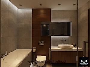 Mieszkanie II - Średnia bez okna łazienka, styl nowoczesny - zdjęcie od Ciochoń-Studio