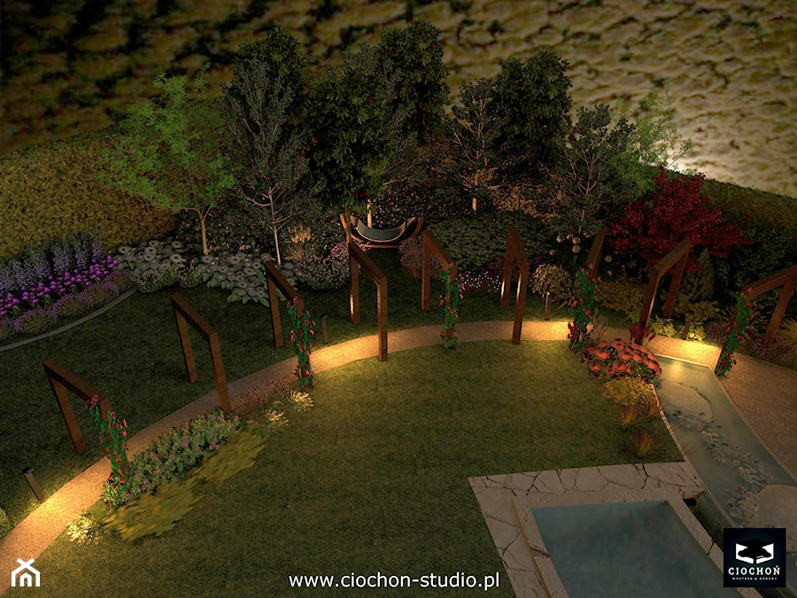 Projekt ogrodu II - Ogród, styl nowoczesny - zdjęcie od Ciochoń-Studio