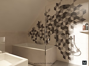 Sypialnia z łazienką - zdjęcie od Ciochoń-Studio