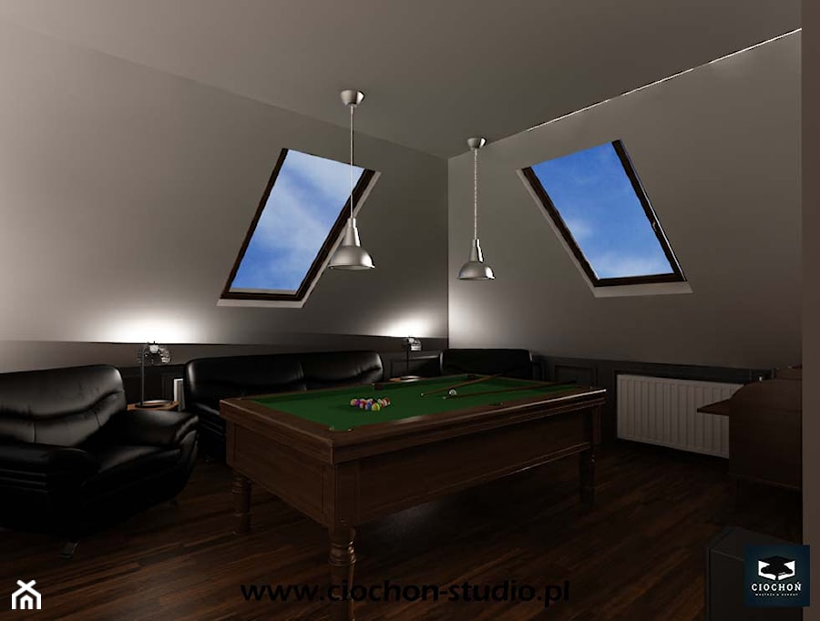 Pokój bilardowy - zdjęcie od Ciochoń-Studio