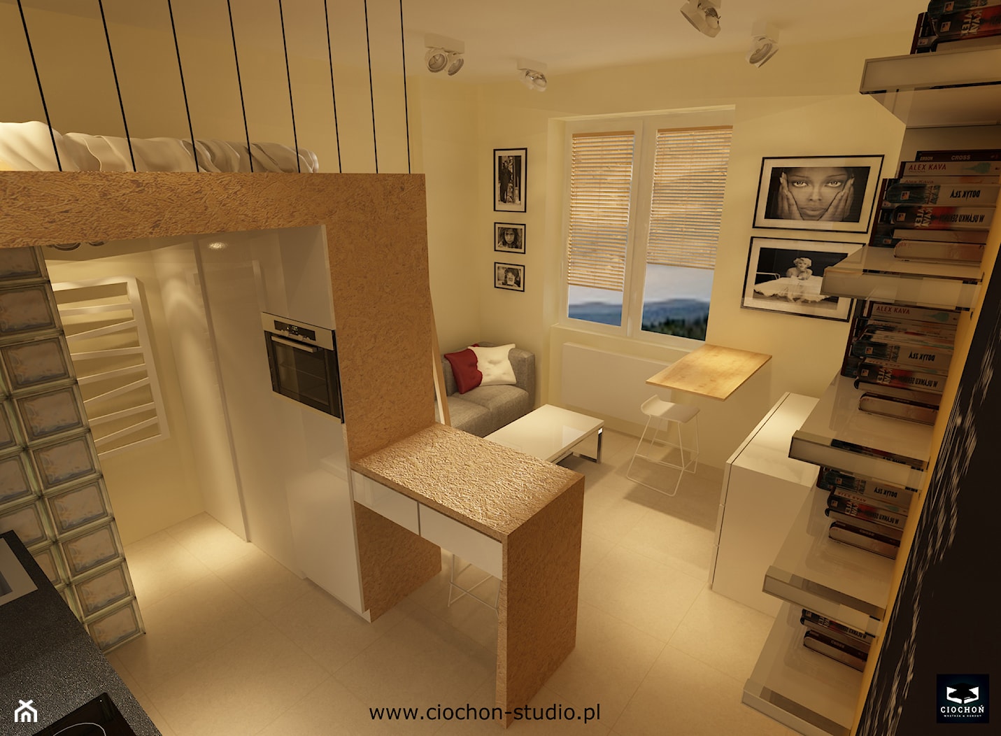 Na 20 m² - zdjęcie od Ciochoń-Studio - Homebook