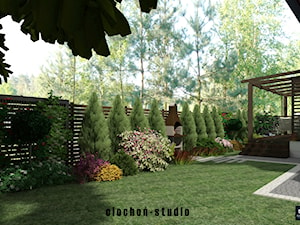 Projekt ogrodu w Niepołomicach - zdjęcie od Ciochoń-Studio