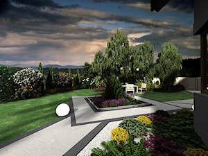 Projekt ogrodu - Ogród, styl nowoczesny - zdjęcie od Ciochoń-Studio