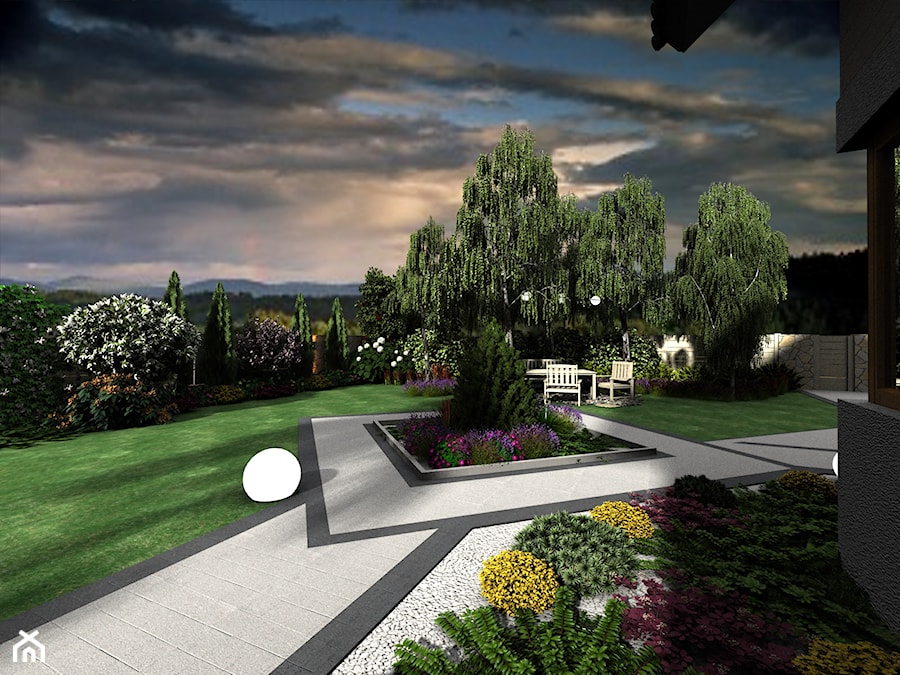 Projekt ogrodu - Ogród, styl nowoczesny - zdjęcie od Ciochoń-Studio
