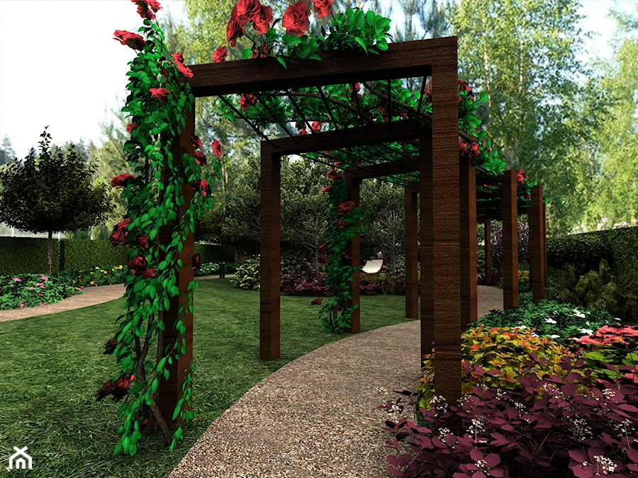 Projekt ogrodu w Tyńcu - Ogród, styl nowoczesny - zdjęcie od Ciochoń-Studio
