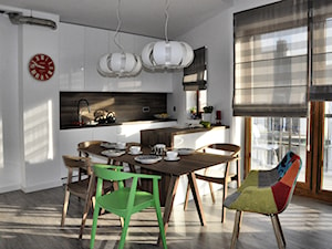 Kiełczów, mieszkanie dwupoziomowe - Kuchnia, styl nowoczesny - zdjęcie od Pracownia Kaffka