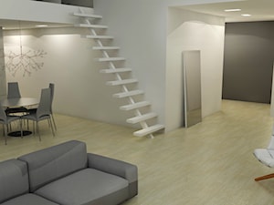 Mieszkanie w stylu minimalistycznym - Hol / przedpokój, styl minimalistyczny - zdjęcie od eMstudio Architekt Wnętrz Marta Dawidowicz