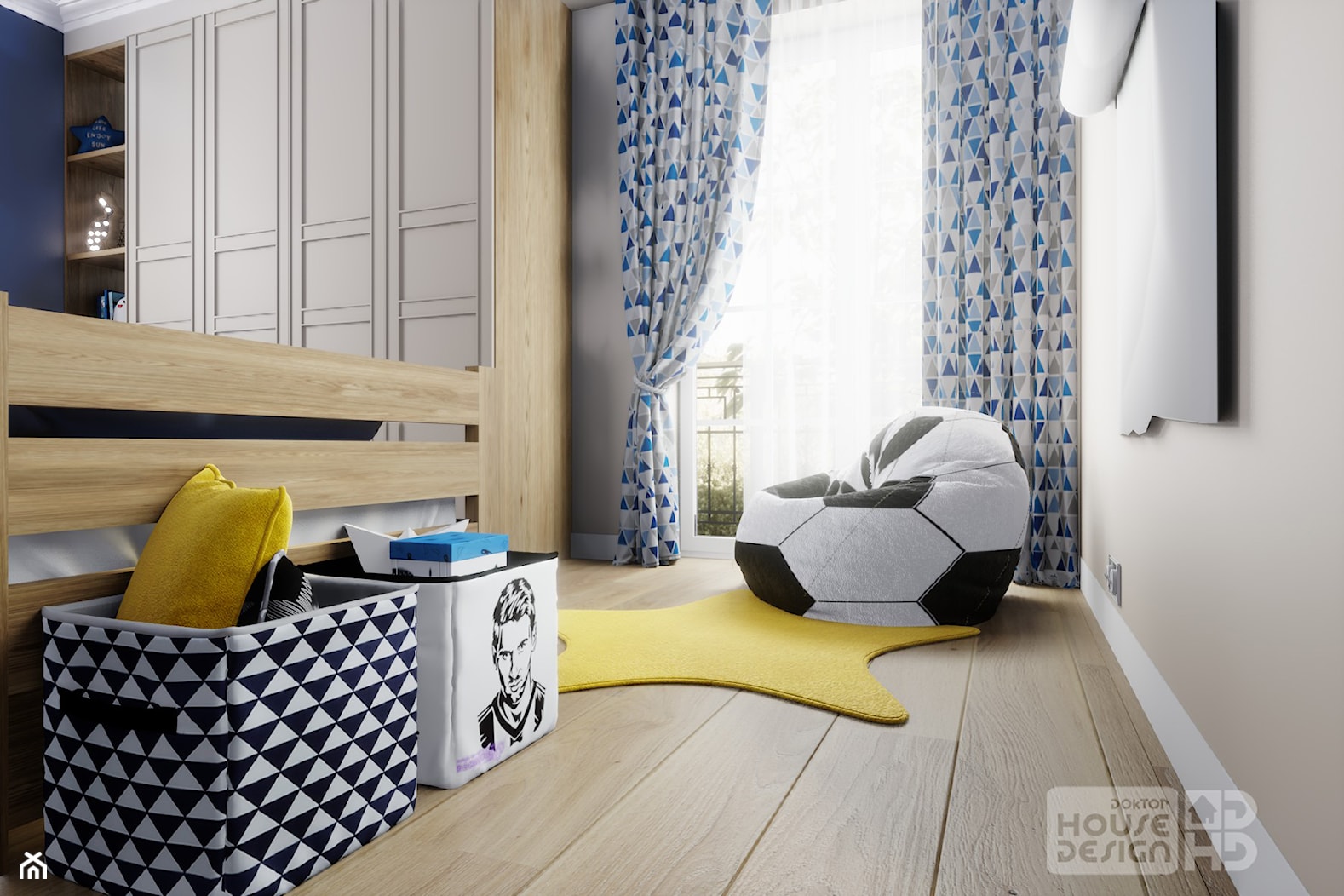 pokój dla chłopca - zdjęcie od DOKTOR HOUSE DESIGN - Homebook