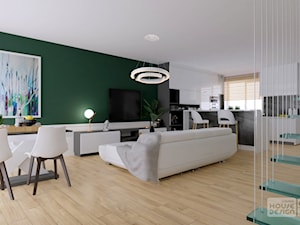 Zielony salon - zdjęcie od DOKTOR HOUSE DESIGN