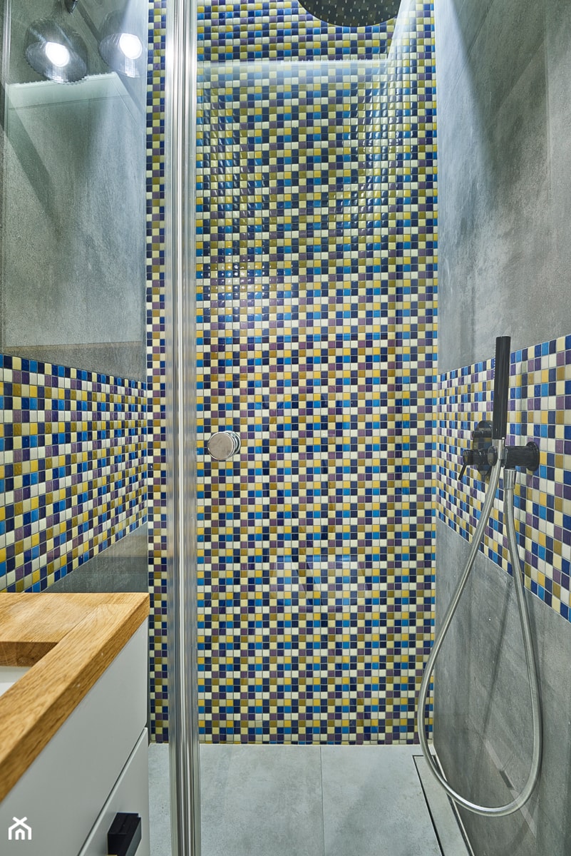 Szachownica w łazience - zdjęcie od Trufle Mozaiki