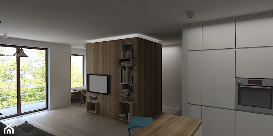 Apartament w Warszawie - Salon, styl nowoczesny - zdjęcie od KOZIEJ ARCHITEKCI