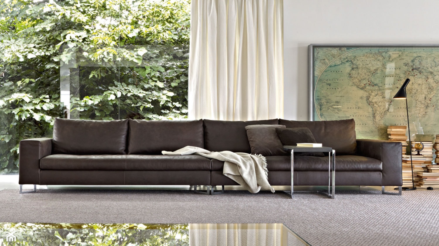 MOLTENI & C -SOFA :LARGE- DESIGN FERRUCCIO LAVIANI - zdjęcie od Galeria Heban- ekskluzywne meble - Homebook