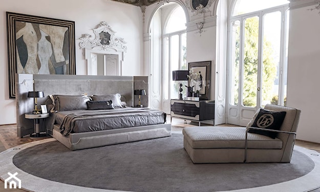 elegancka sypialnia w stylu pałacowym